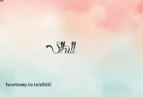 Sthill