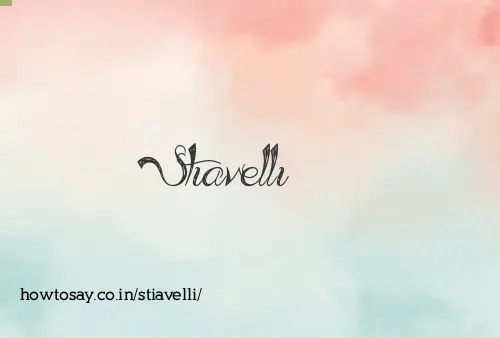 Stiavelli