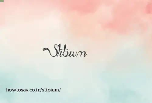 Stibium