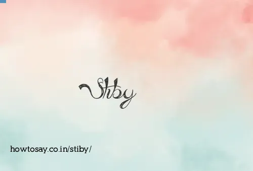 Stiby