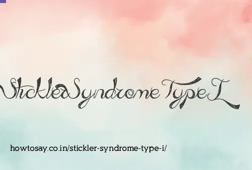 Stickler Syndrome Type I