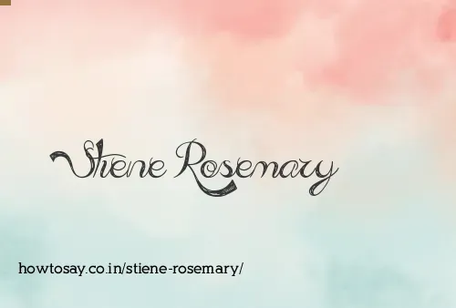 Stiene Rosemary