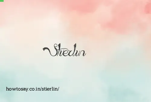 Stierlin