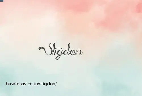 Stigdon