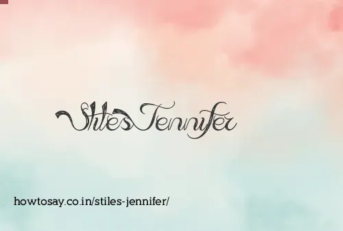 Stiles Jennifer