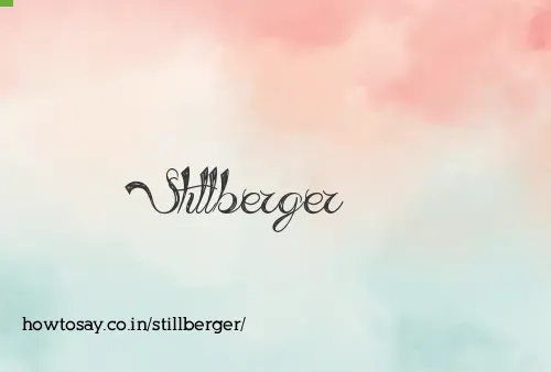 Stillberger