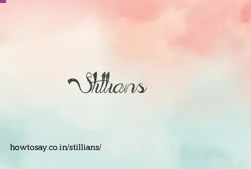 Stillians