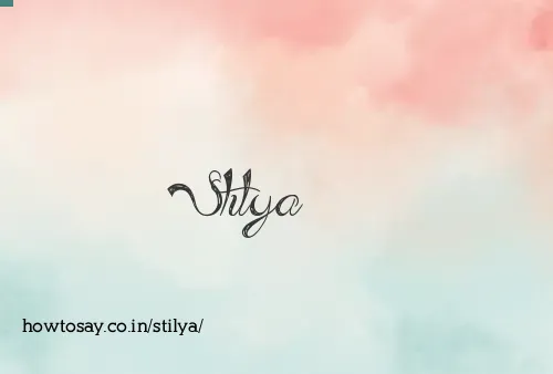 Stilya