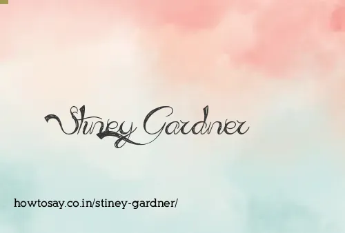 Stiney Gardner