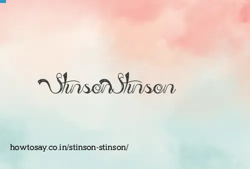 Stinson Stinson