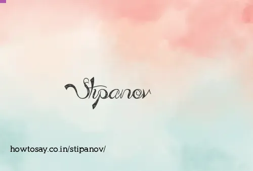 Stipanov