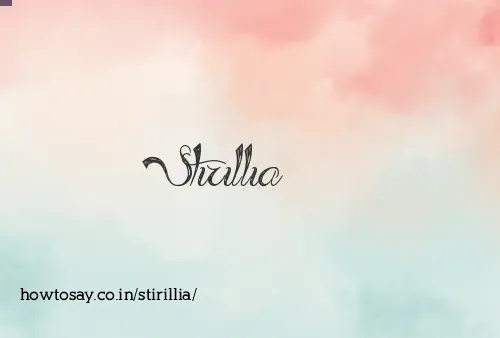 Stirillia