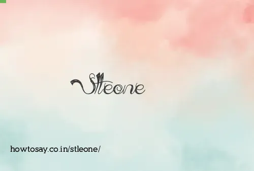 Stleone