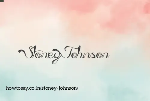 Stoney Johnson