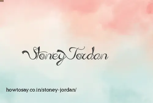 Stoney Jordan