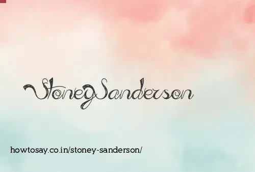 Stoney Sanderson