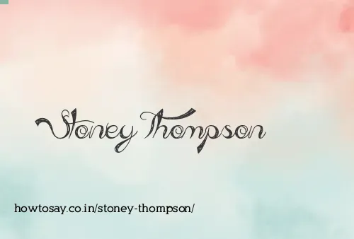 Stoney Thompson