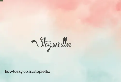 Stopiello