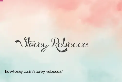 Storey Rebecca