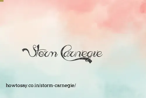 Storm Carnegie