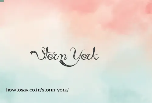 Storm York