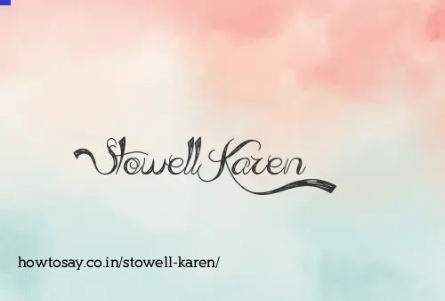 Stowell Karen