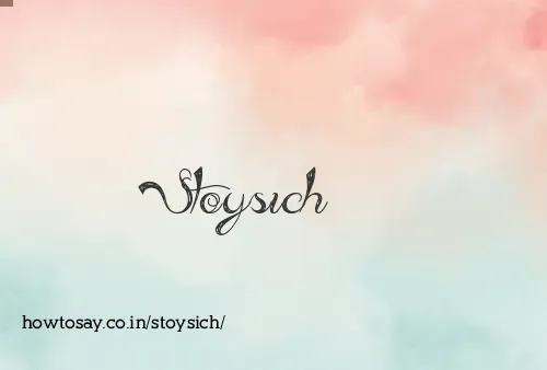 Stoysich