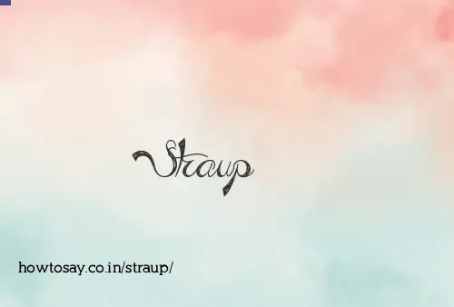 Straup