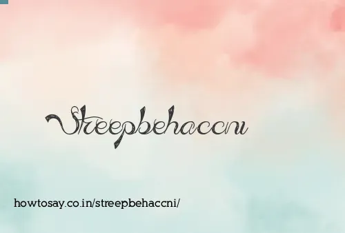 Streepbehaccni