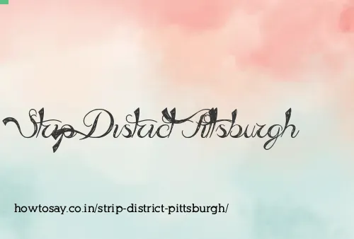 Strip District Pittsburgh