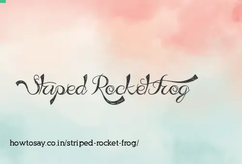 Striped Rocket Frog
