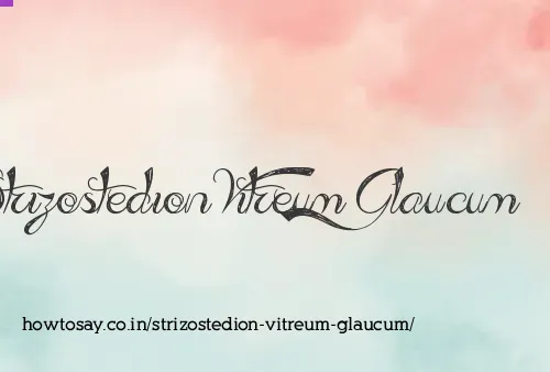 Strizostedion Vitreum Glaucum