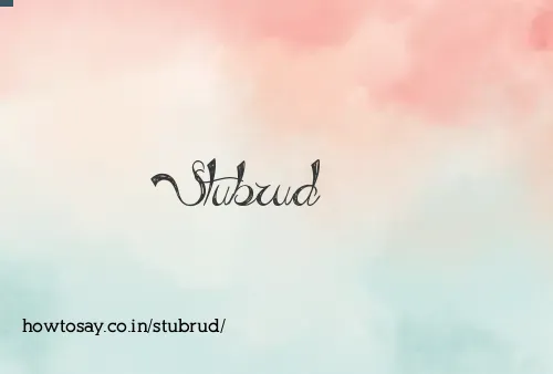 Stubrud