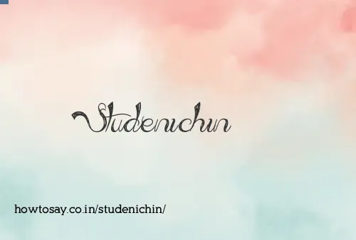 Studenichin