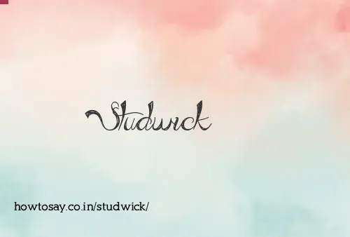 Studwick