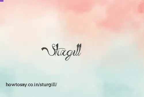 Sturgill