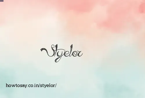 Styelor