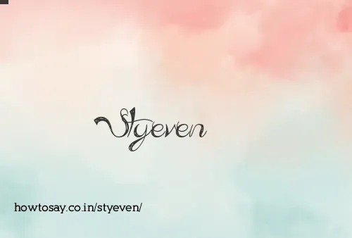 Styeven