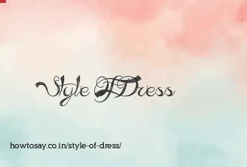 Style Of Dress