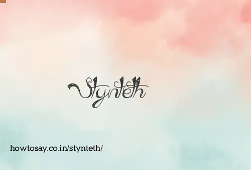 Stynteth