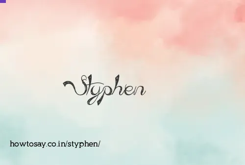 Styphen