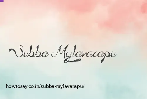 Subba Mylavarapu