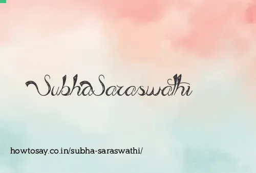 Subha Saraswathi