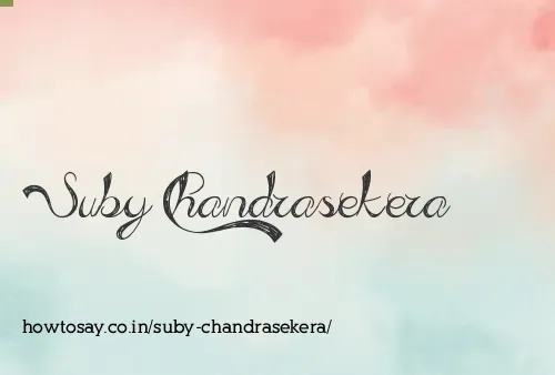 Suby Chandrasekera