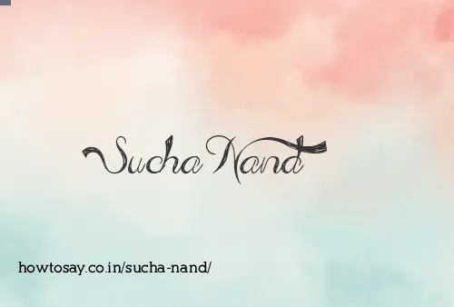 Sucha Nand