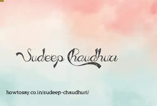 Sudeep Chaudhuri