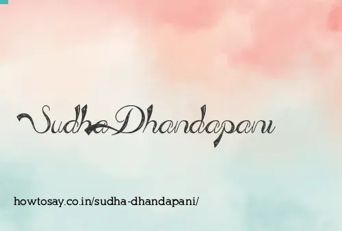 Sudha Dhandapani