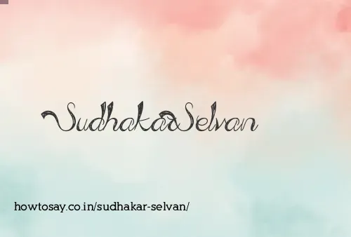 Sudhakar Selvan