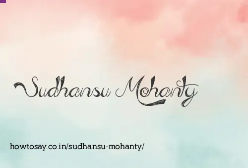 Sudhansu Mohanty
