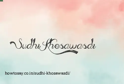 Sudhi Khosawasdi